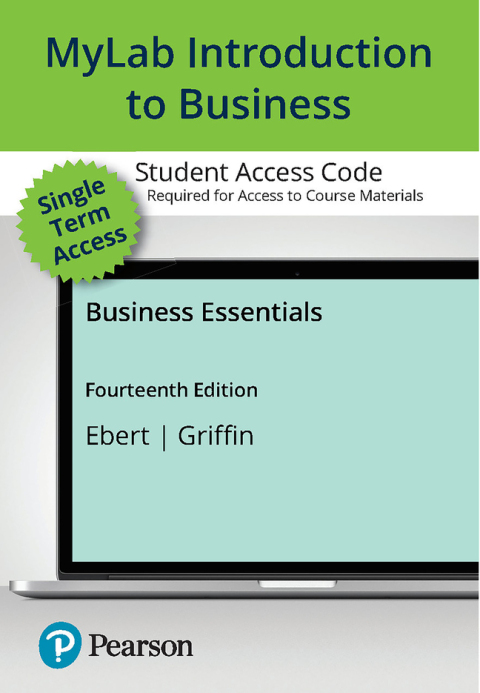Cover image for book Business Essentials -- MyLab Biz with Pearson eText Access Code