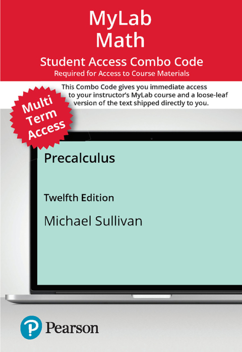 Cover image for book MyLab Math with Pearson eText (up to 24 months) + Print Combo Access Code for Precalculus