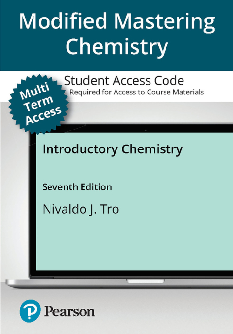 Cover image for book Mastering Chemistry with Pearson eText + Print Combo Access Code for Introductory Chemistry