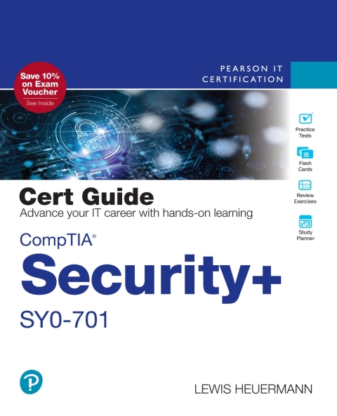 Cover image for book CompTIA Security+ SY0-701 Cert Guide