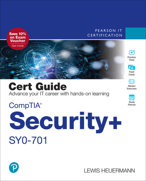 Cover image for book CompTIA Security+ SY0-701 Cert Guide