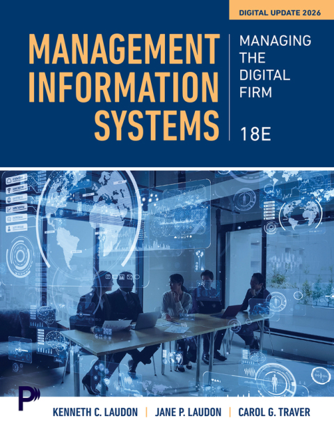 Cover image for book Management Information Systems: Managing the Digital Firm (Pearson+)