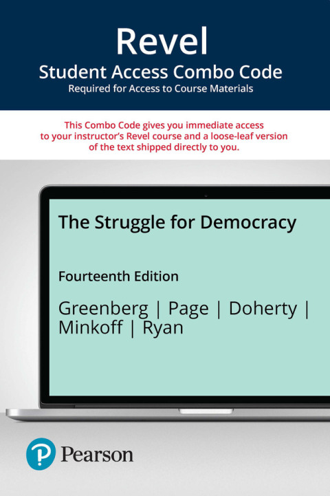 Cover image for book Revel + Print Combo Access Code for The Struggle for Democracy