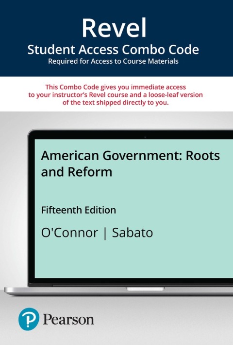 Cover image for book Revel + Print Combo Access Code for American Government: Roots and Reform