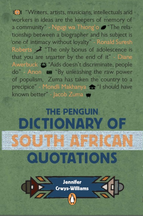Cover image for book The Penguin Dictionary of South Africa Quotations
