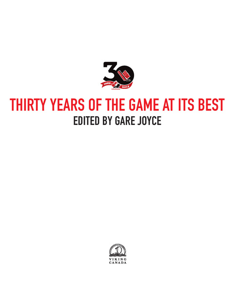 Cover image for book Thirty Years Of The Game At Its Best
