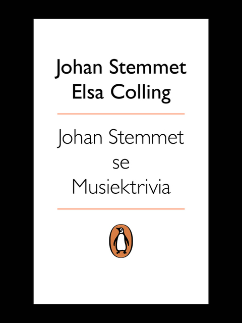 Cover image for book Johan Stemmet se musiektrivia
