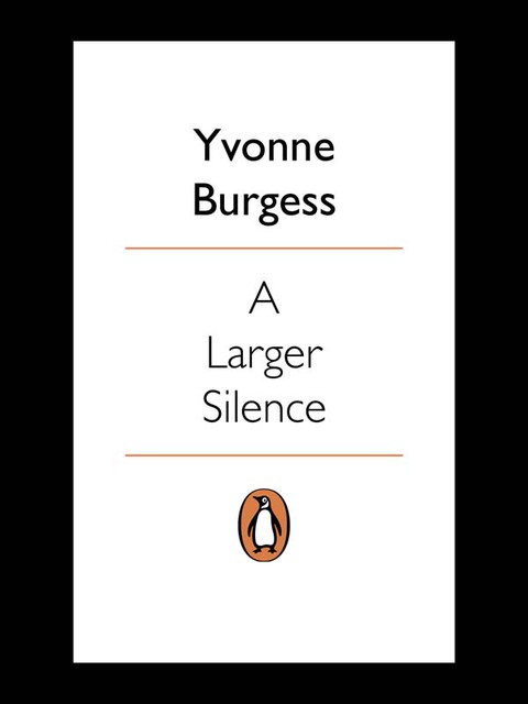 Cover image for book A Larger Silence