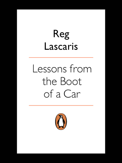 Cover image for book Lessons from the Boot of a Car