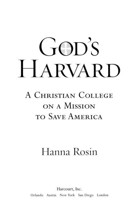 Cover image for book God's Harvard