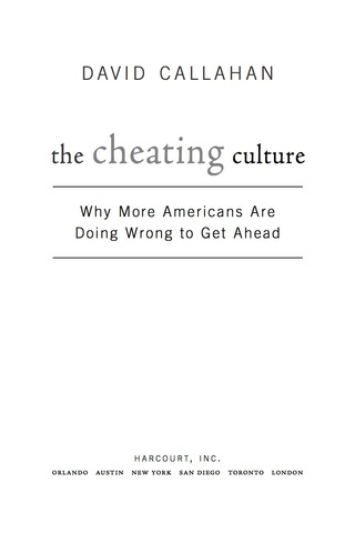 The Cheating Culture