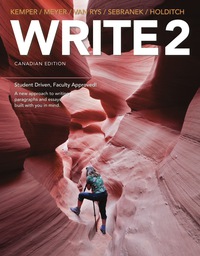 Cover image: WRITE 2, Canadian Edition 1st edition 9780176533892