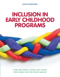 Inclusion In Early Childhood Programs 7th edition | 9780176841348 ...