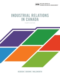 Cover image: Industrial Relations in Canada 4th edition 9780176891701