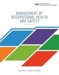 Cover image: Management of Occupational Health & Safety 8th edition 9780176893019