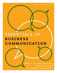 Essentials Of Business Communication 10th Edition | 9780176909659 ...