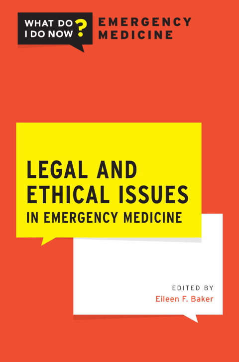 Cover image for book Legal and Ethical Issues in Emergency Medicine