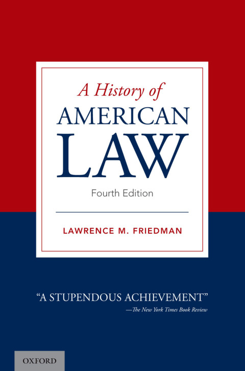 Cover image for book A History of American Law