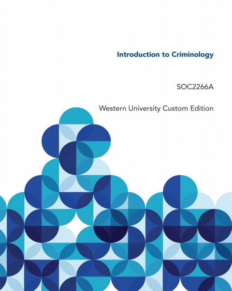 Cover image for book Introduction to Criminology: SOC2266A Western University Custom Edition