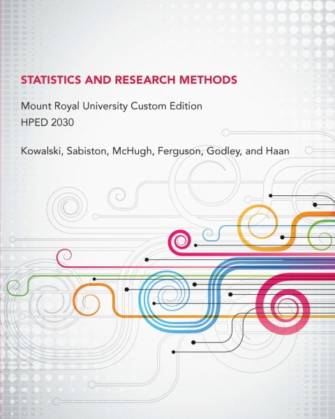 Cover image for book Statistics & Research Methods: Mount Royal Custom