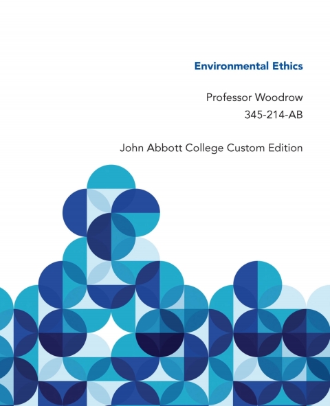 Cover image for book Environmental Ethics: John Abbott College Custom