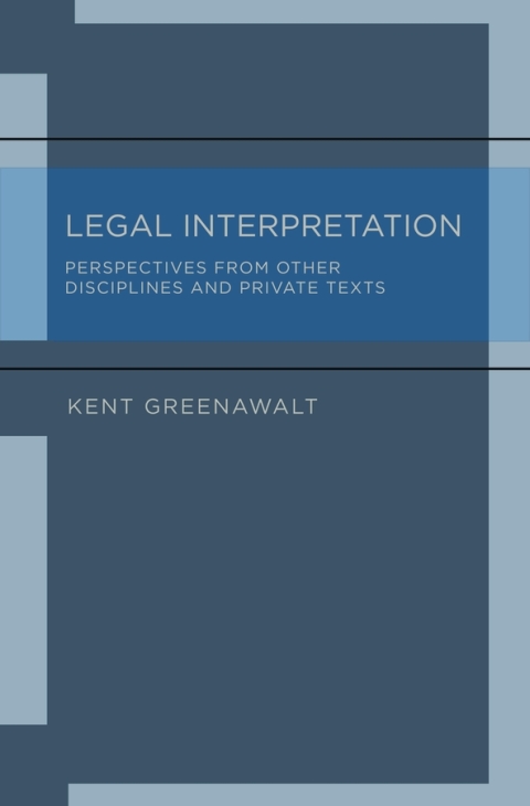 Cover image for book Legal Interpretation
