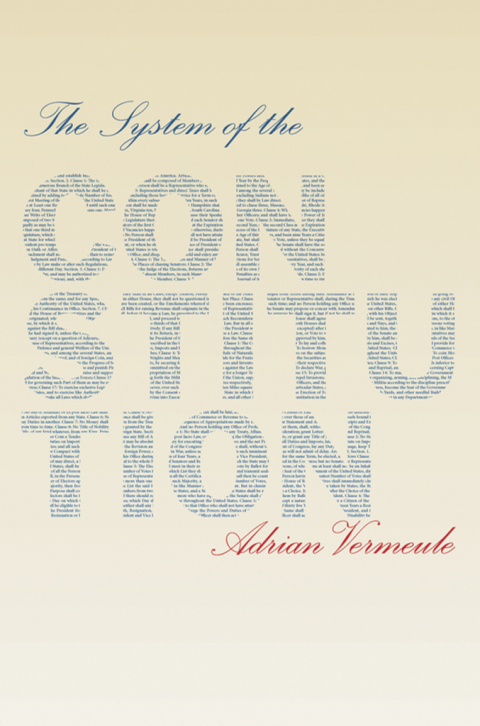 Cover image for book The System of the Constitution