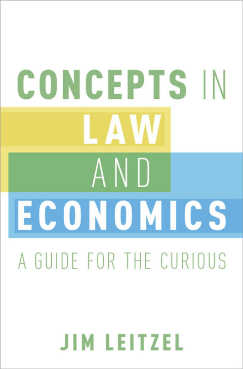 Cover image for book Concepts in Law and Economics