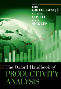 Cover image: The Oxford Handbook of Productivity Analysis 1st edition 9780190226718