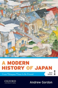 Titelbild: A Modern History of Japan 3rd edition 9780199930166