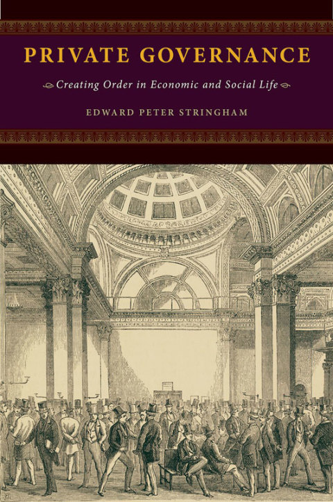 Cover image for book Private Governance