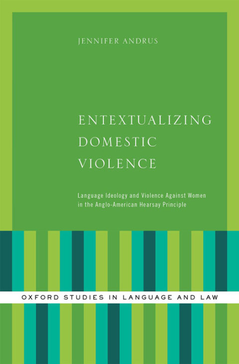 Cover image for book Entextualizing Domestic Violence