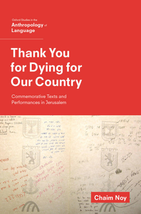 Cover image for book Thank You for Dying for Our Country