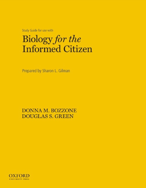 Cover image for book Biology for the Informed Citizen Study Guide