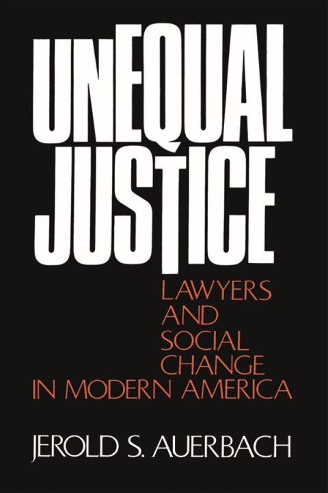 Cover image for book Unequal Justice