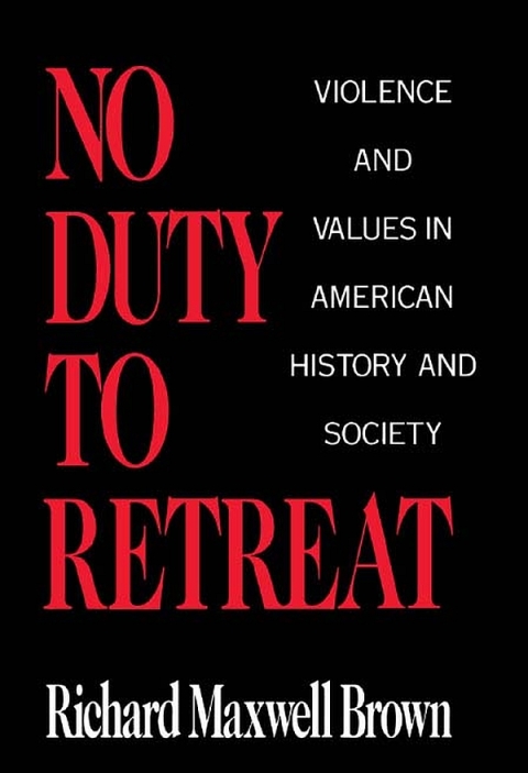 Cover image for book No Duty to Retreat