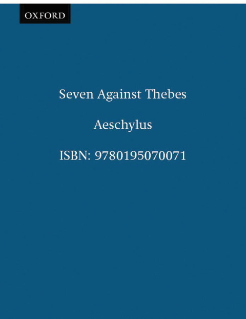Cover image for book Seven Against Thebes