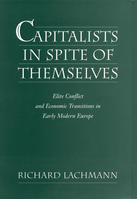 Cover image for book Capitalists in Spite of Themselves