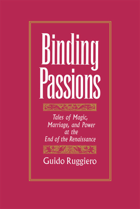 Cover image for book Binding Passions