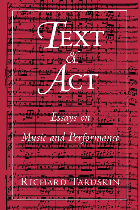 Cover image for book Text and Act