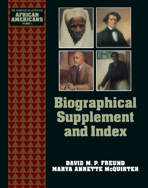 Cover image for book Biographical Supplement and Index