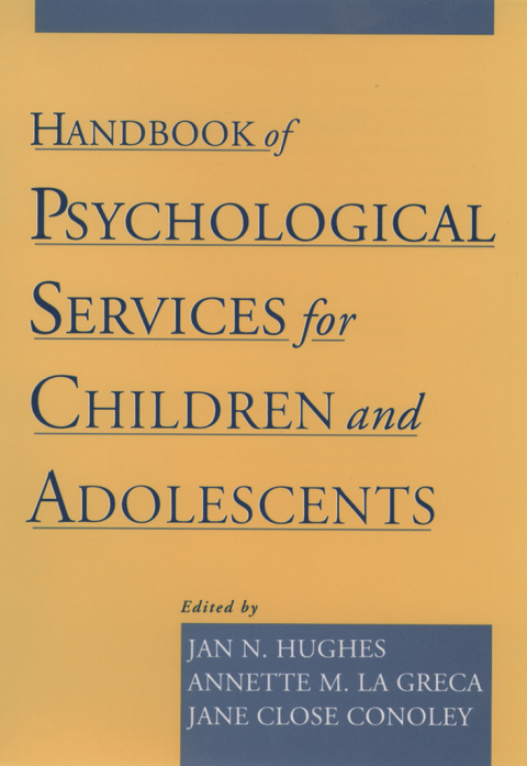 Cover image for book Handbook of Psychological Services for Children and Adolescents