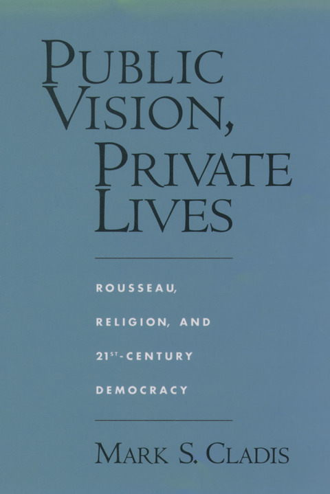 Cover image for book Public Vision, Private Lives