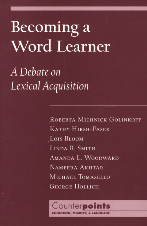 Cover image for book Becoming a Word Learner