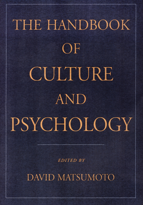 Cover image for book The Handbook of Culture and Psychology