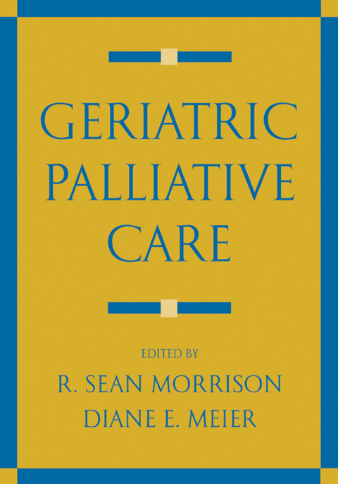 Cover image for book Geriatric Palliative Care