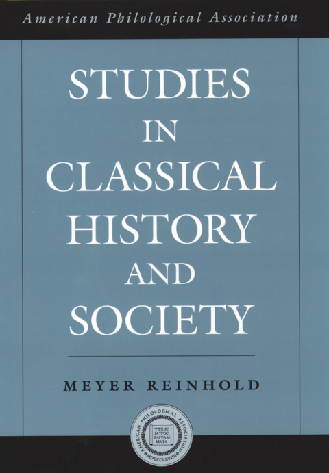 Cover image for book Studies in Classical History and Society