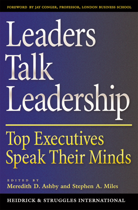 Cover image for book Leaders Talk Leadership