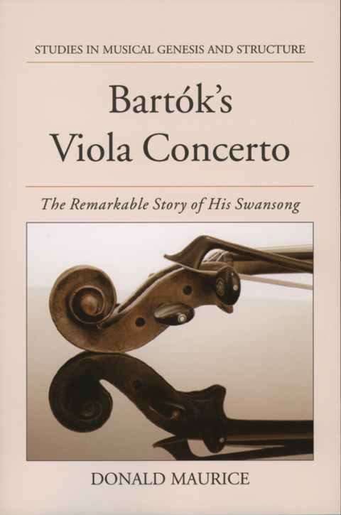 Cover image for book Bartok's Viola Concerto