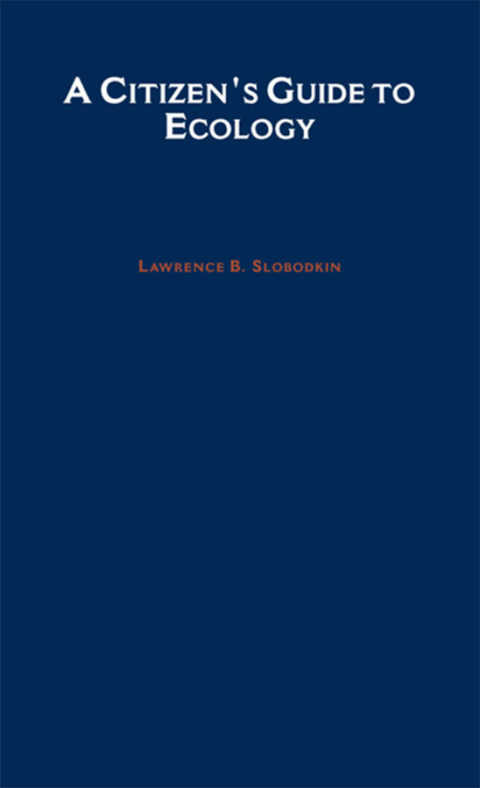 Cover image for book A Citizen's Guide to Ecology